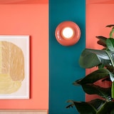 thumbnail of Applique Vintage Decò Bumbum Ceramica Arancio Pokè 1 Luce G9