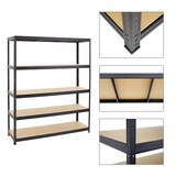 thumbnail of PROREGAL Mega Deal | 5x Schwerlastregal Giant Elephant | HxBxT 180x150x45 cm | Fachlast 200kg | Schwarz | Garagenregal, Lagerregal, Werkstattregal