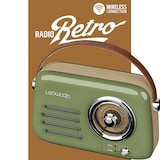 thumbnail of Radio Rétro portable Ledwood ALMA, FM, Bluetooth Entrée USB, Puissance 30W - Batterie 3,7V-1500mAh - Retro Vintage - Vert Olive