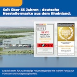 thumbnail of Exquisit Gefrierschrank GS81-040B inoxlook-az | 87 l Nutzinhalt, Energieeffizienzklasse B, 37 dB, 3 Gefrierschubladen, 4-Sterne-Gefrierteil