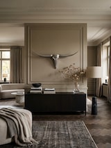 thumbnail of Wanddekoration Geweih, Aluminium, Elegantes Handwerk, Modernes Design. Silber, 74x5x35 cm | Kadima Design