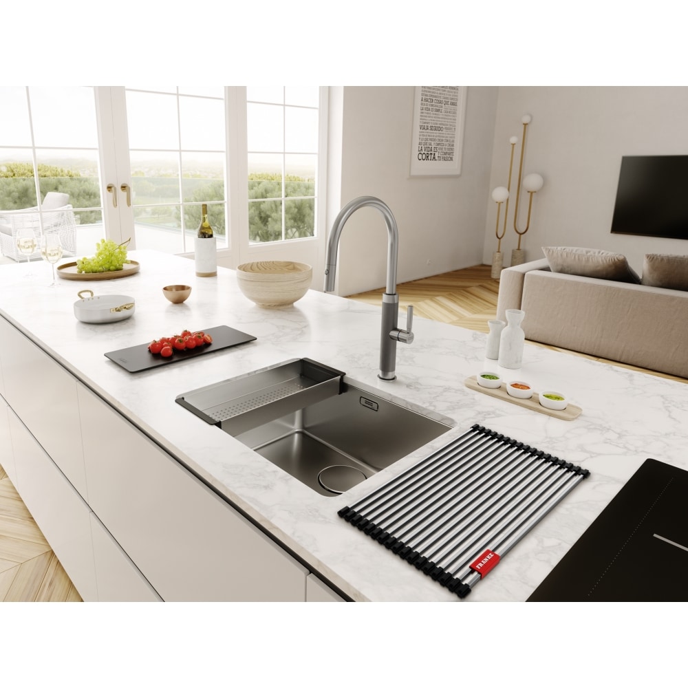 Franke Mythos Masterpiece Armatur Hochdruck Edelstahl mit Schlauchbrause