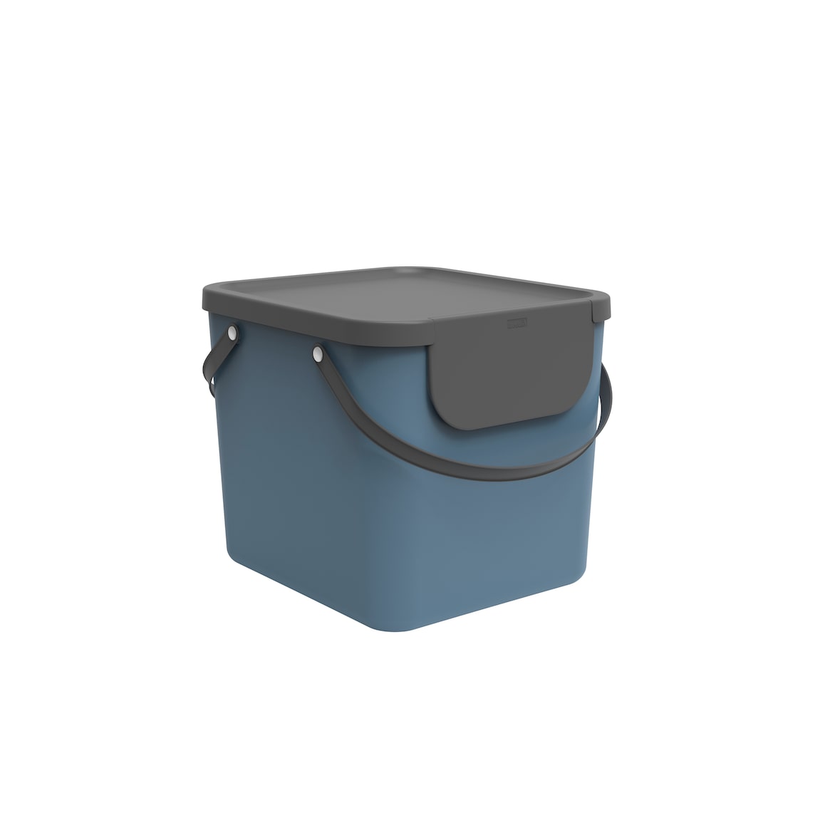 Rotho Cestino Albula in plastica riciclata 40 litri, blu
