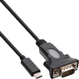 thumbnail of InLine® USB zu Ser, Adapterkabel, USB-C an 9pol Sub D Stecker, mit 9-25pol Adap.