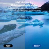 thumbnail of Mini Vidéoprojecteur HD Android 9.0 WiFi LED Résolution 4096x2160 Projection 180 Pouces YONIS