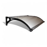 thumbnail of Pensilina tettoia bianca con illuminazione led e pannello solare per autoricarica Torradora - 100x120 cm Opaco