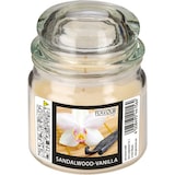 thumbnail of Papstar Maxi-Duftkerzen im Glas, Sandalwood-Vanilla, Ø 90 mm · 120 mm, "Flavour", 4 Stück