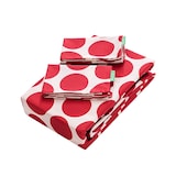 thumbnail of Benetton - Set 4 piezas Cama King (Funda Nórdica 250x230cm, Sábana Bajera 200x200cm y 2 Fundas de Almohada 50x80cm) 100% Algodón Rojo