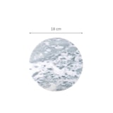 thumbnail of Dessous de plat en marbre rond de 18 cm Fackelmann Basic