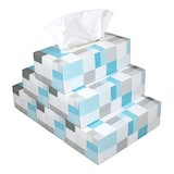 thumbnail of Kosmetiktücher Brozell® hochweiß, 2-lagig, ca. 21x21 cm, 150 Tücher pro Box, 25 Zupfboxen im Karton