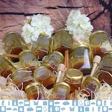 thumbnail of 20x Tarro de Miel Hexagonal con Tapa de 270 ml - Ideal para la Conservación de Miel, Mermelada, Especias, Yogur