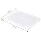 thumbnail of GILAC Couvercle pour Bac Plat - 2 L à 10 L - transparent - 5 L - Transparent G160241