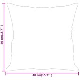 thumbnail of vidaXL Zierkissen 2 Stk. Creme 40x40 cm Samt