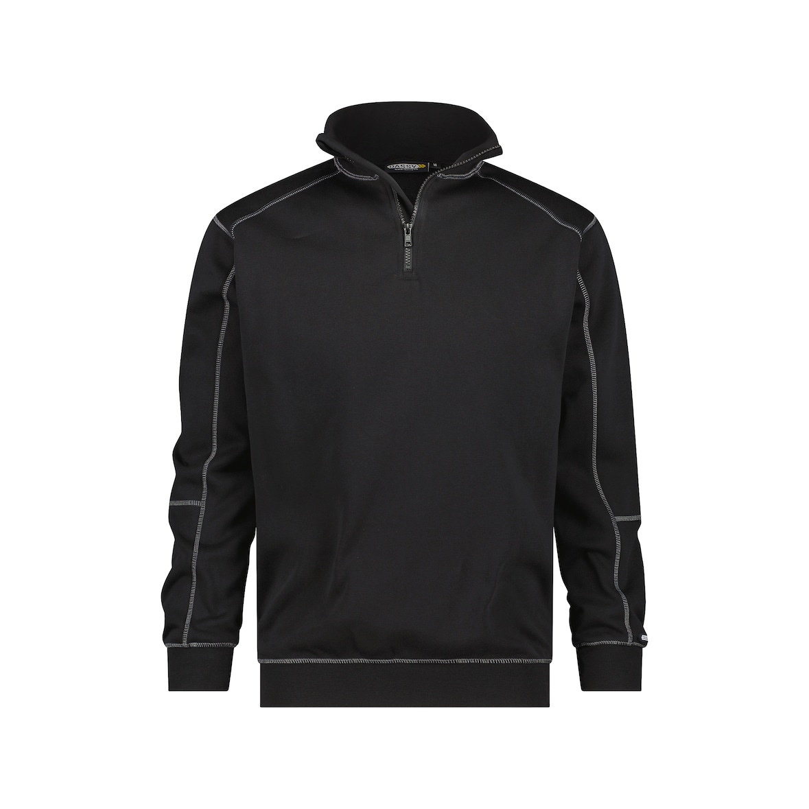 DASSY Sweatshirt FELIX - Einfarbig - Arbeitspullover - Formstabil schwarz 2XL