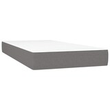 thumbnail of vidaXL Boxspringbett mit Matratze & LED Dunkelgrau 80x200 cm Stoff