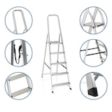 thumbnail of Escada dobrável SOLID III alumínio hjh OFFICE