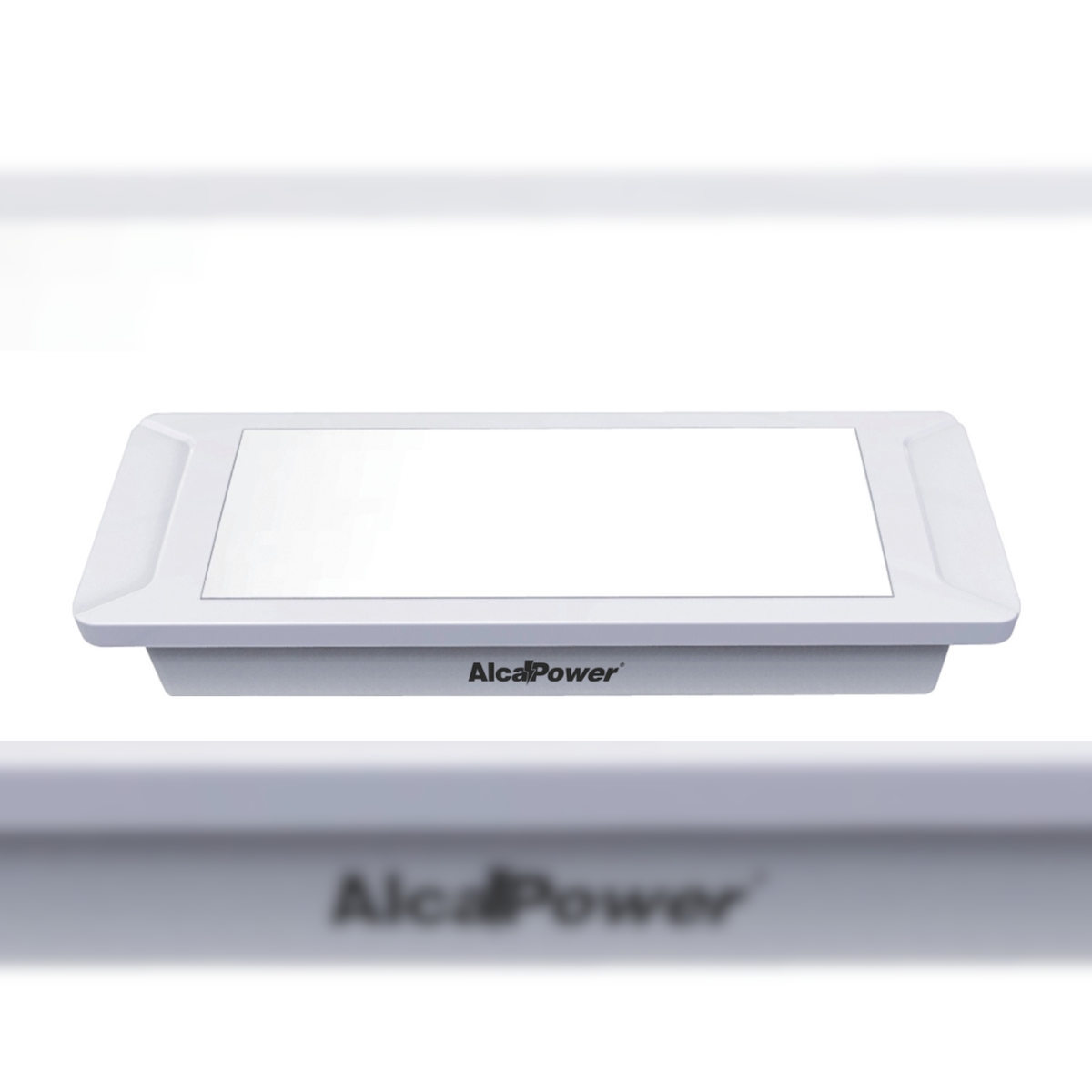 Alcapower LED-Notleuchte 2W 100lm 6500K, Einbau- oder Aufbaumontage, Li-Ion Akku 2200mAh, 8 Stunden Autonomie, IP20 293x100x55,3mm