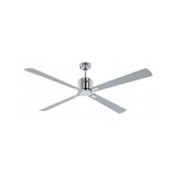 thumbnail of Deckenventilator mit WLAN CasaFan ECO NEO III 152 cm 948333 W Motor aus gebürstetem Chrom / Wendeflügel Weiß und Hellgrau
