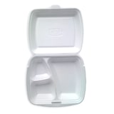 thumbnail of Nette 250 Menüboxen 3-geteilt weiß EPS 240x205x69mm