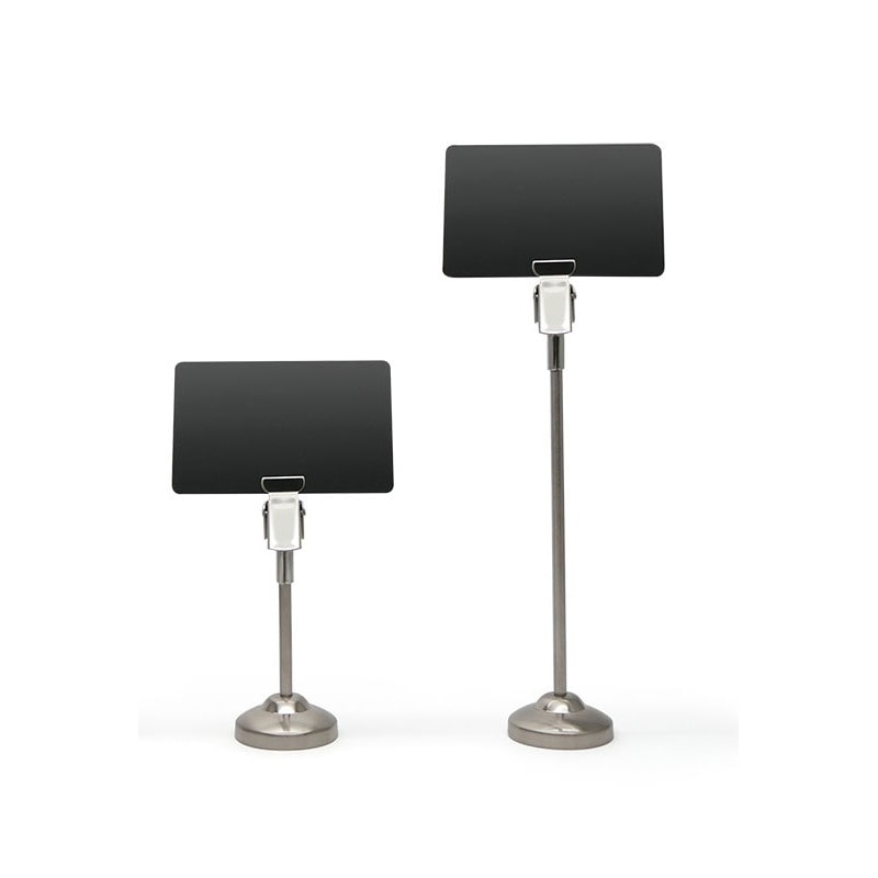 Support en métal pour étiquette - Idéal pour buffet - 10 cm (lot de 5)