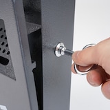 thumbnail of Danieli Store | Cenicero de pared para exterior acabado gris antracita | Cenicero de pared con llave de seguridad | 1,8 L