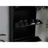 thumbnail of Pisa Schuhschrank mit 10 Klappen/ Türen in Metall schwarz. Fertig montiert.