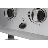 thumbnail of METRO PROFESSIONAL Barbecue a gas con 6 bruciatori e plancha, 111 × 50 cm, telo di copertura, con ruote, acciaio inox, argento