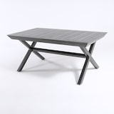 thumbnail of Mesa para exterior extensible de 170 cm a 240 cm, Aluminio color antracita, Tamaño: 170/240x98x76 cm