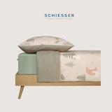 thumbnail of Schiesser Bettwäscheset Uma - Feinbiber - 2-teilig - 135 x 200 cm - Sand