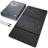 thumbnail of CSL Bluetooth Tastatur mit Schutzhülle, Tablet-Tastatur für 9-12 Zoll Tablets, magnetische Befestigung, Multimedia Funktionstasten, QWERTZ Layout