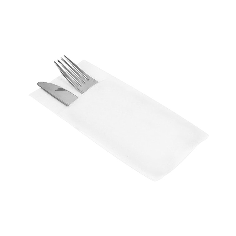 MONOUSO - Servilleta Canguro de Papel 40x40cm Blanca (60 Uds)