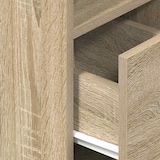 thumbnail of Table de chevet avec tiroir chêne sonoma 25x31x66 cm – Modèle Boisé Bois