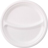 thumbnail of BIOZOYG 250 Stück Teller 22 cm, 2 Kammern Einwegteller, Zuckerrohr-Teller rechteckig für Menüs, umweltfreundlich, biologisch abbaubares Geschirr