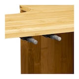 thumbnail of FIVE - Armário de banheiro de bambu, 69,8 x 33,5 x 80,2 cm