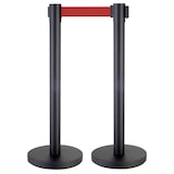 thumbnail of MobeventPro-markeringspalen met oprolbare banden Rood