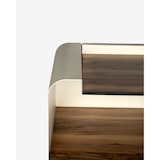 thumbnail of Mobiliara - Desserte Serveo Mobile - Exterieure - Acier epoxy - Compact HPL - Version double