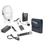 thumbnail of Enceinte active Ibiza sound PORT15VHF MKII, Portable Autonome 15" - 800W USB/MP3/Bluetooth/Vox + 2 micros VHF, Support pied