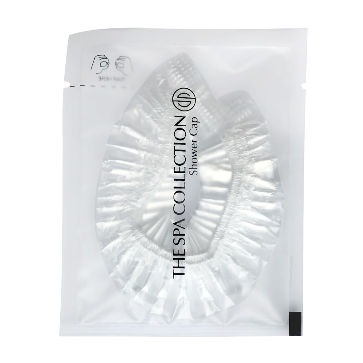 Duschhaube im Sachet - The Spa Collection (Karton mit 1000 Stück)