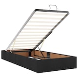 thumbnail of vidaXL Ottoman-Bett mit Matratzen & LEDs Schwarz 160x200 cm Stoff