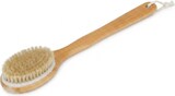thumbnail of Relaxdays Rückenbürste, Duschbürste aus Bambus, langer Stiel, 40 cm, Naturborsten, zum Waschen u. Massieren, natur/creme