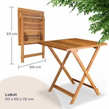 thumbnail of Casaria Balkonset aus Akazienholz 3-tlg. zusammenklappbar