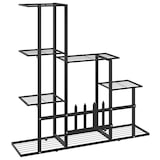 thumbnail of vidaXL Blumenständer 94,5x25x88 cm Schwarz Metall