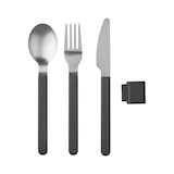 thumbnail of Mepal SILUETA Besteck-Set 3-teilig Nordic Black