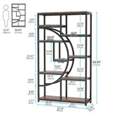 thumbnail of Tribesigns estante de 175 cm com 9 prateleiras abertas