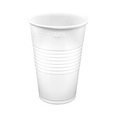 thumbnail of 100 Trinkbecher PP gerillt, mit Eichstrich, weiss 200 ml, 08105