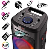 thumbnail of Enceinte Autonome Lumineuse Avec Lecteur CD Inovalley MS06-CD-XXL - Bluetooth 5.0 / USB - 1000W - Karaoké, RADIO FM