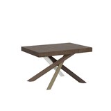 thumbnail of Uitschuifbare tafel 140/400x90 cm Volantis notenhout veelkleurige poten 4/C