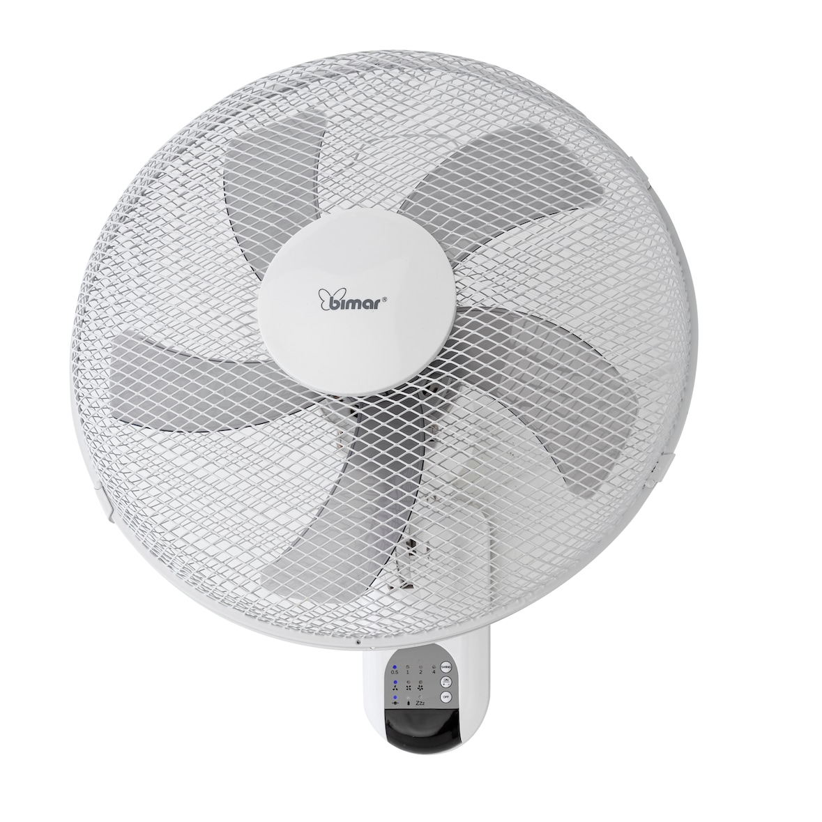 Bimar VM45 ventilatore a parete con telecomando, Elica Ø37cm con 5 pale, 50W,