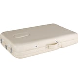 thumbnail of 3 Zonen Massageliege-Set mit 5cm Polsterung, Rollen und Aluminiumgestellbeige