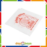 thumbnail of DayBays 60 Kg Döner-Tüten 16x16 cm weiss mit rotem Druck "DÖNER KEBAB" und Spenderbox